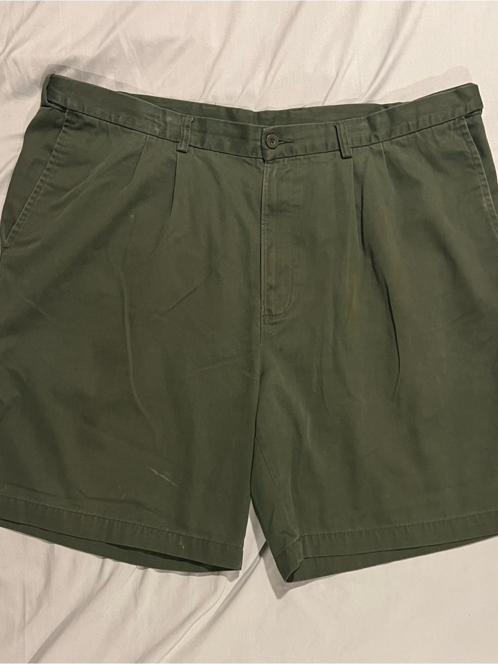 Men's Olive Green Casual Shorts